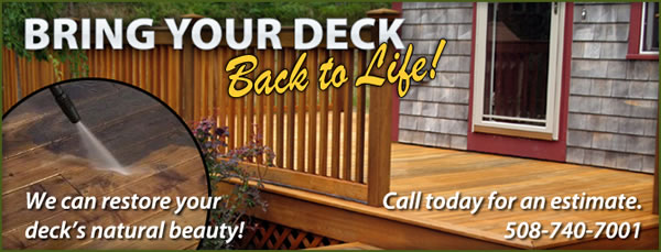 Deck Cleaning and Deck Restoration and Staining